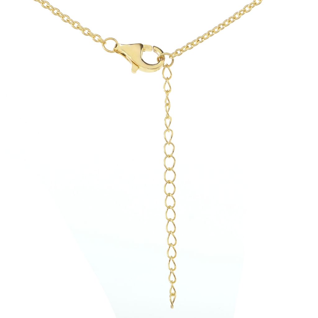 Passaporte para o Egito, pingente de flor da vida polido banhado a ouro 18K com corrente