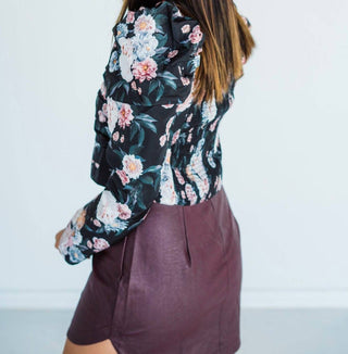 Buddylove - Blusa plissada de manga comprida Dutchess