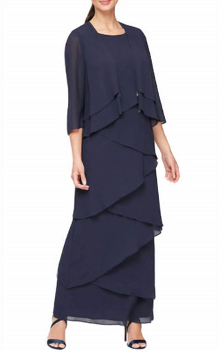 Alex Evenings - 2 piece Dress with diamond rhinestone