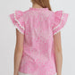 Entro - Ric Rac Floral Top