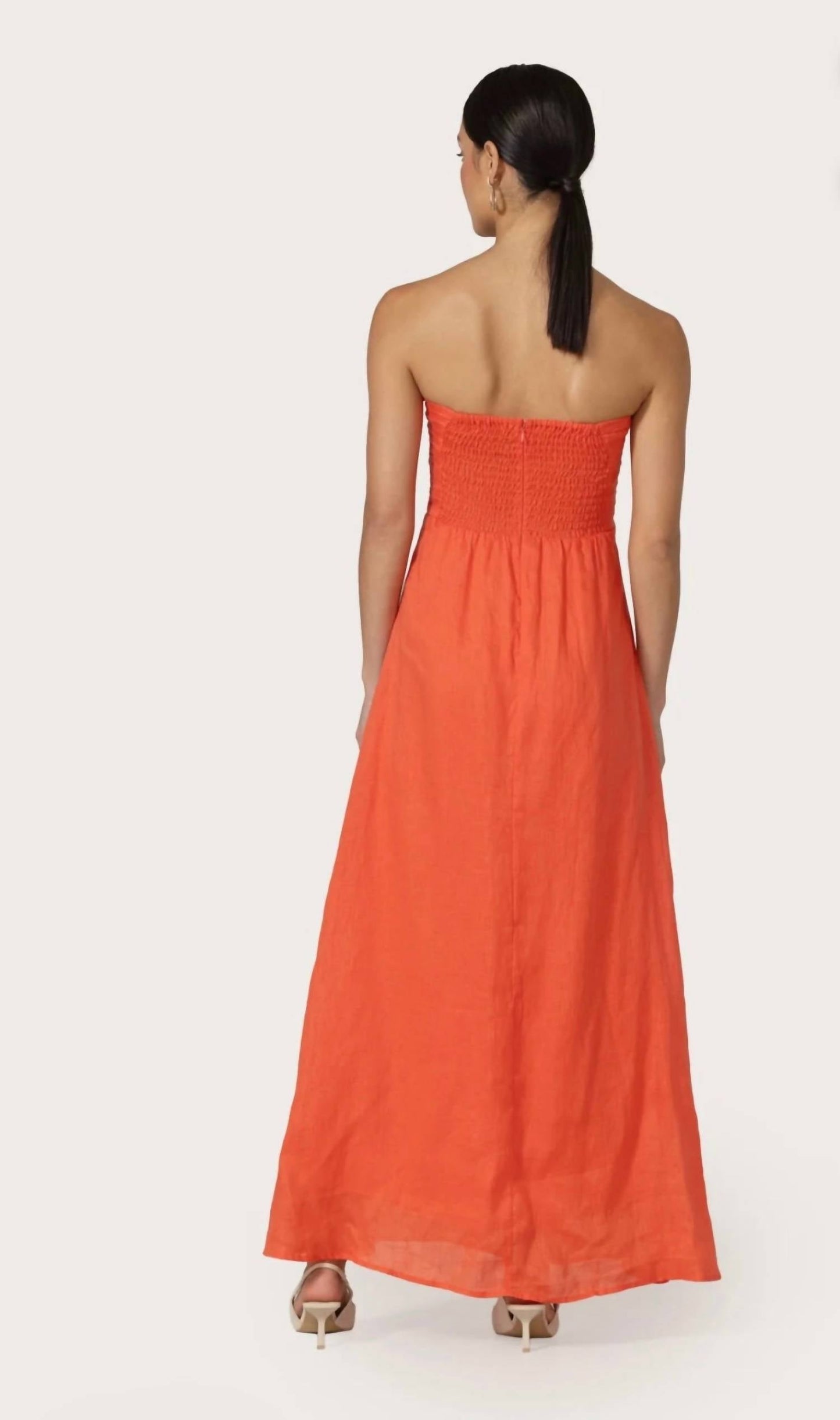 Lusana - Melody Maxi Linen Dress