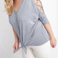 143 Story - OPEN SHOULDER TOP