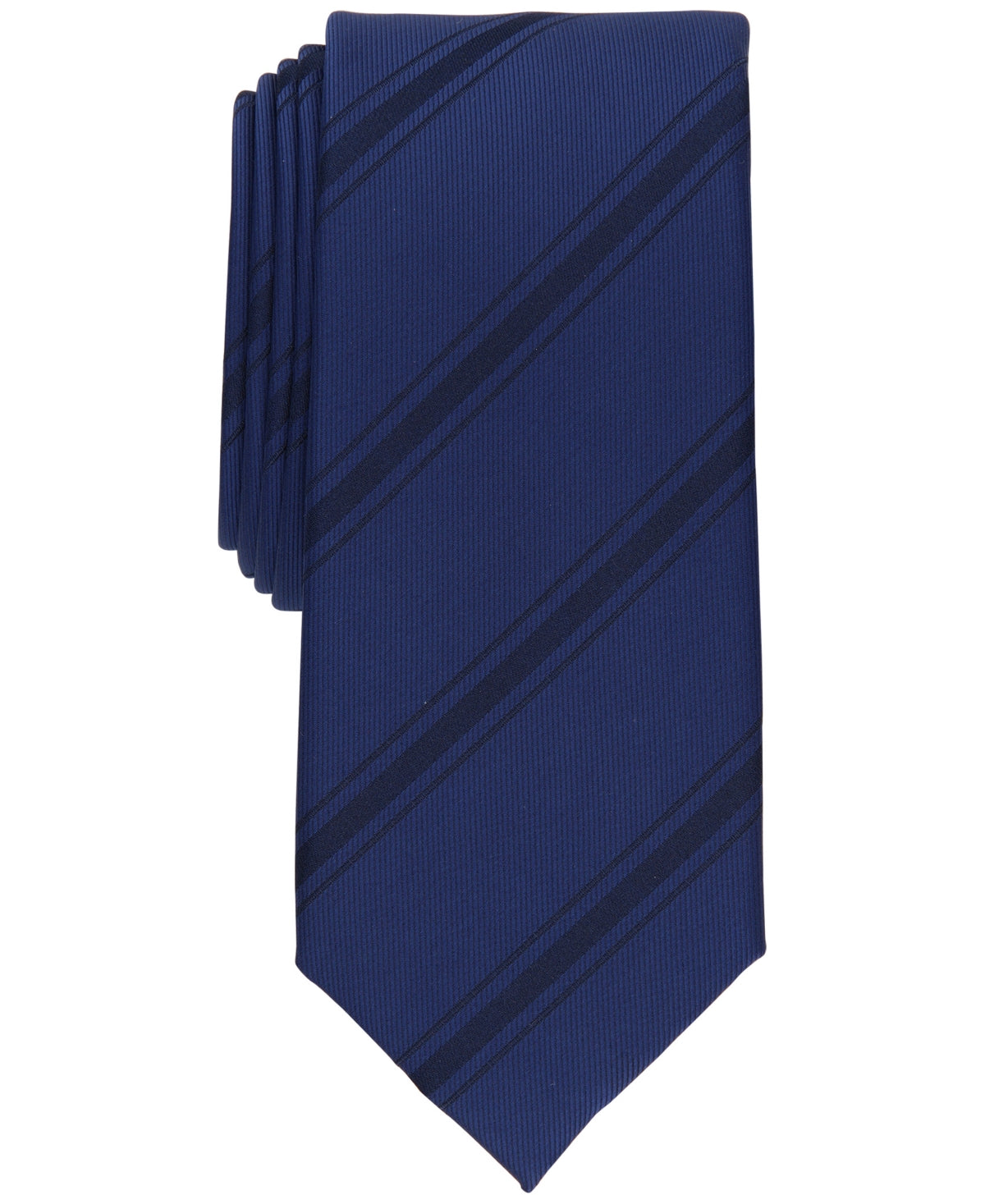 alfani-mens-navy-trinity-stripe-slim-tie