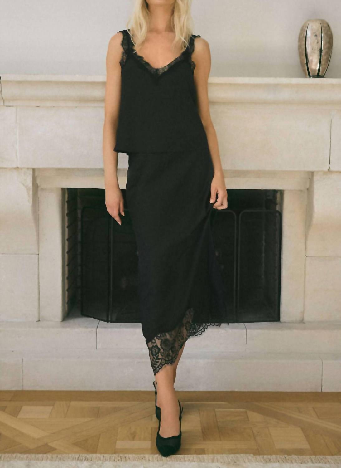 Z Supply - Cinder Lace Midi Skirt