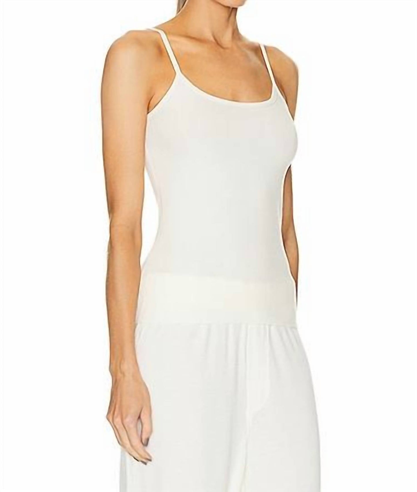 Eterne - Thin Strap Fitted Tank Top