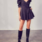 Do+Be - Wrap Front Side Tie Romper