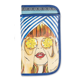Brighton - Estojo para óculos de sol femininos Fashionista Santorini