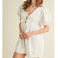 Cloud Ten - Front Tie Romper