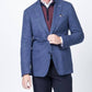 7 Downie St. - Gerrard Blue Knit Blazer