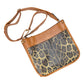 Bougie Bee - Women's Leopard Front Cross Body Shoulder Bag