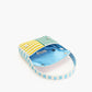 America & Beyond - Women's Candy Stripes Embellished Shoulder Bag