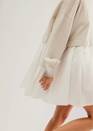 Free People - Minivestido Eleanor Moletom