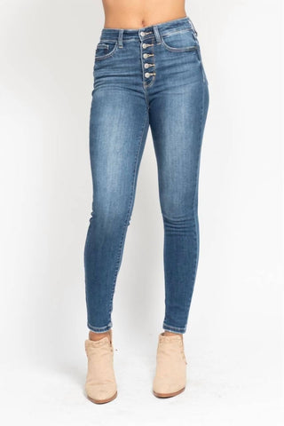 Judy Blue - High Waist Non-distressed Skinny Jeans