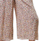 En/Kay - Floral Sleeveless Crop Linen Jumpsuit