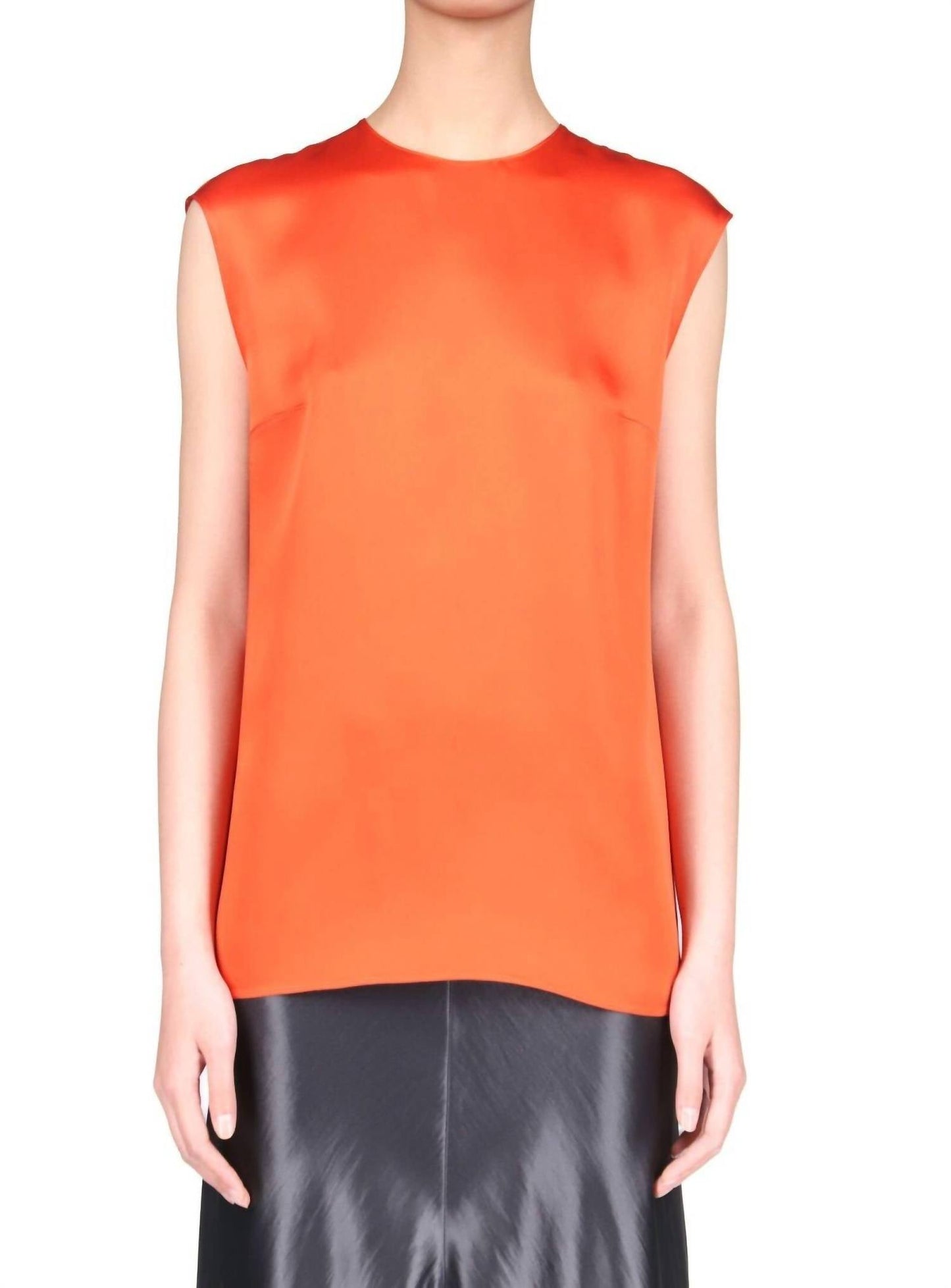 Stella Mccartney - Satin-finish Sleeveless Top