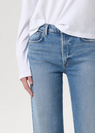 Agolde - Harper Mid Rise Relaxed Straight Jeans