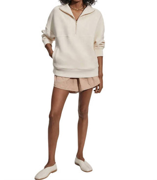 Varley - Moletom Colebrook com zíper e meio