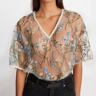 Munthe - Blusa Floral Ulfin