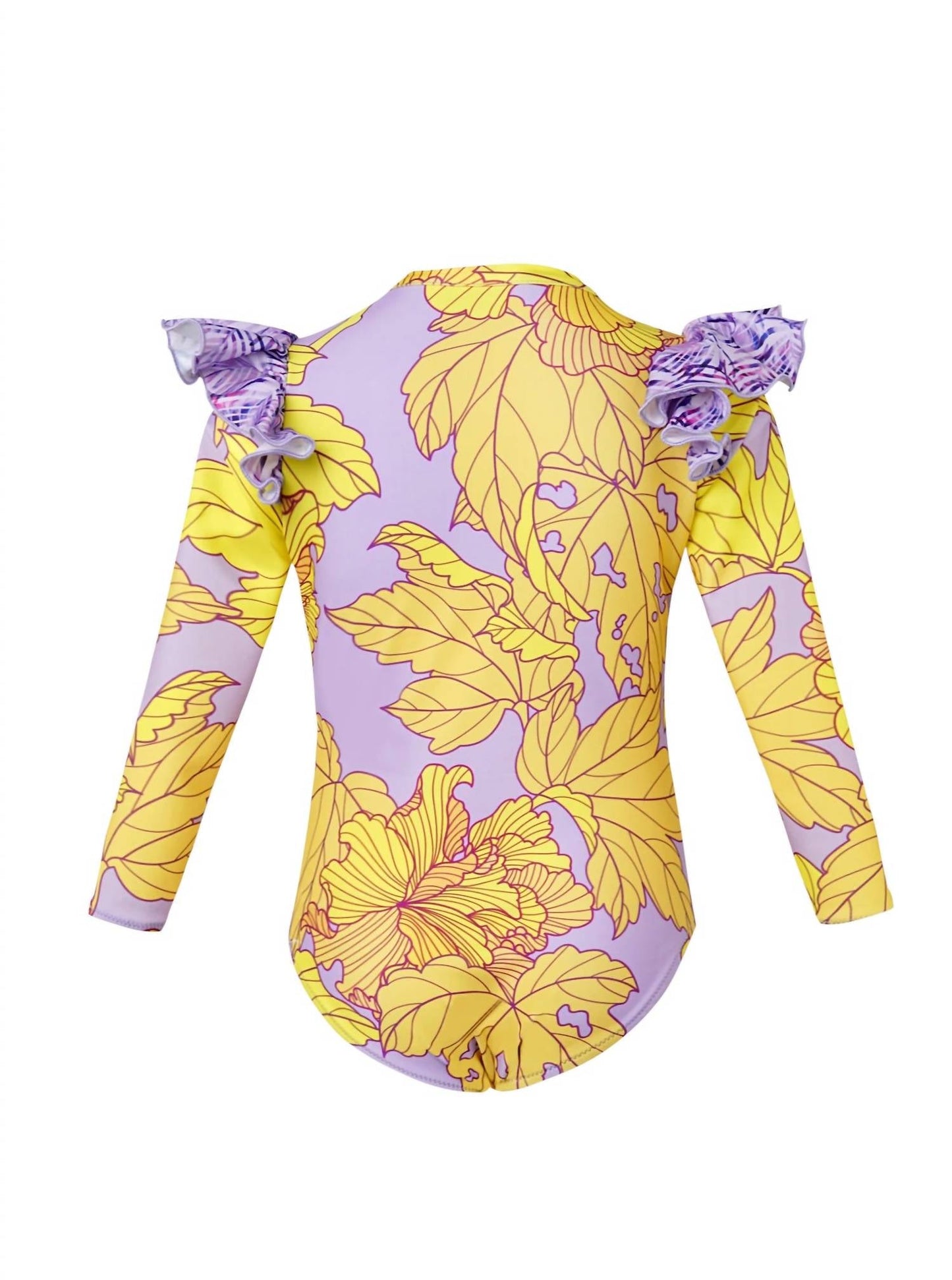 Lia Sahara - Girl's Zipper Long Sleeve One Piece