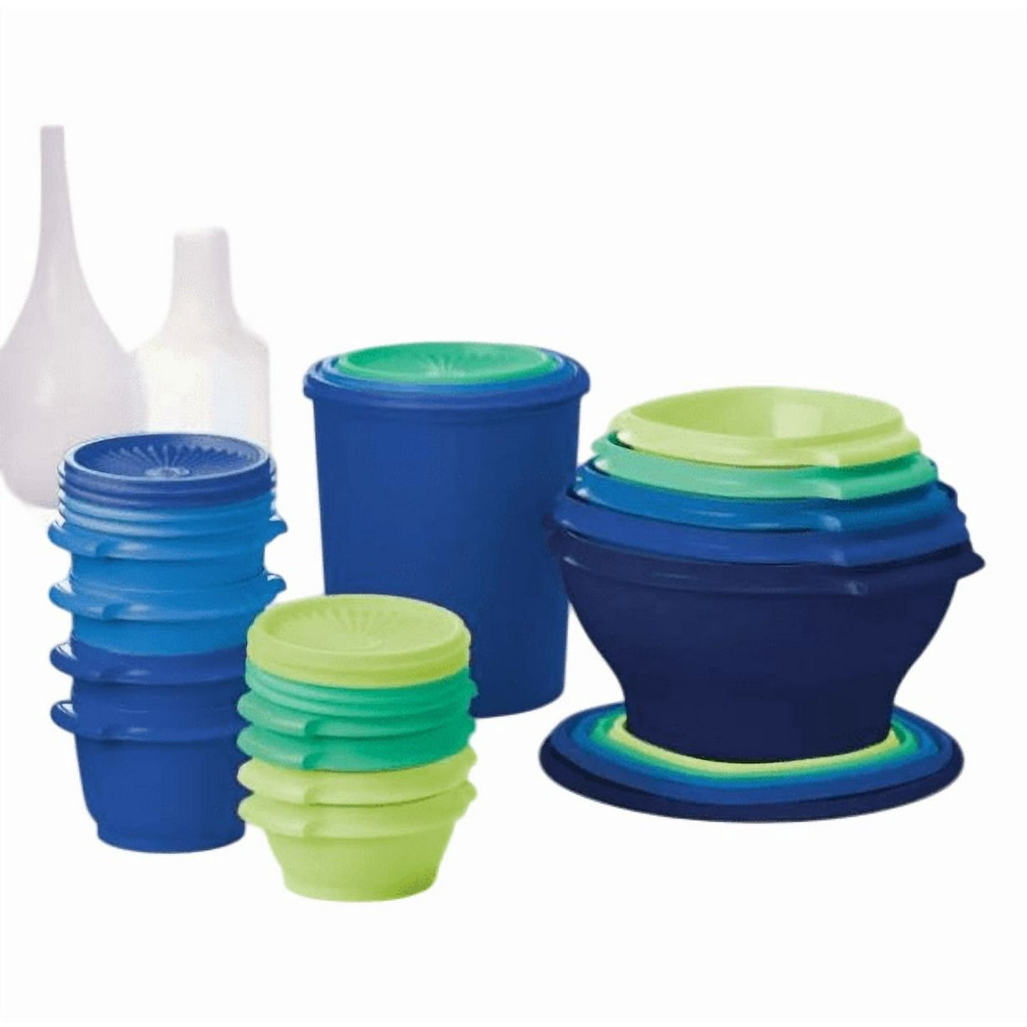 Tupperware Heritage Collection Food Storage Containers 32Piece Blue