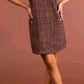 Entro - Tweed Overall Dress