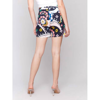 Charlie B - Linen Blend Wrap Skort