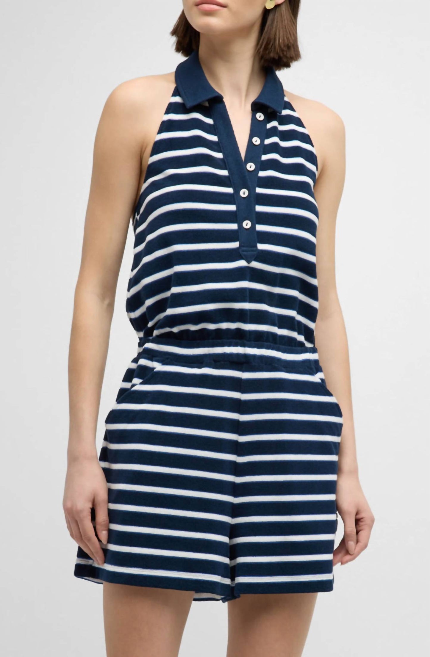 Veronica Beard - Stripe Taggart Romper
