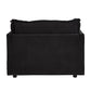 Modern Armchair Sofa 47" Cozy Upholstered Sofa Chair with Movable Ottoman