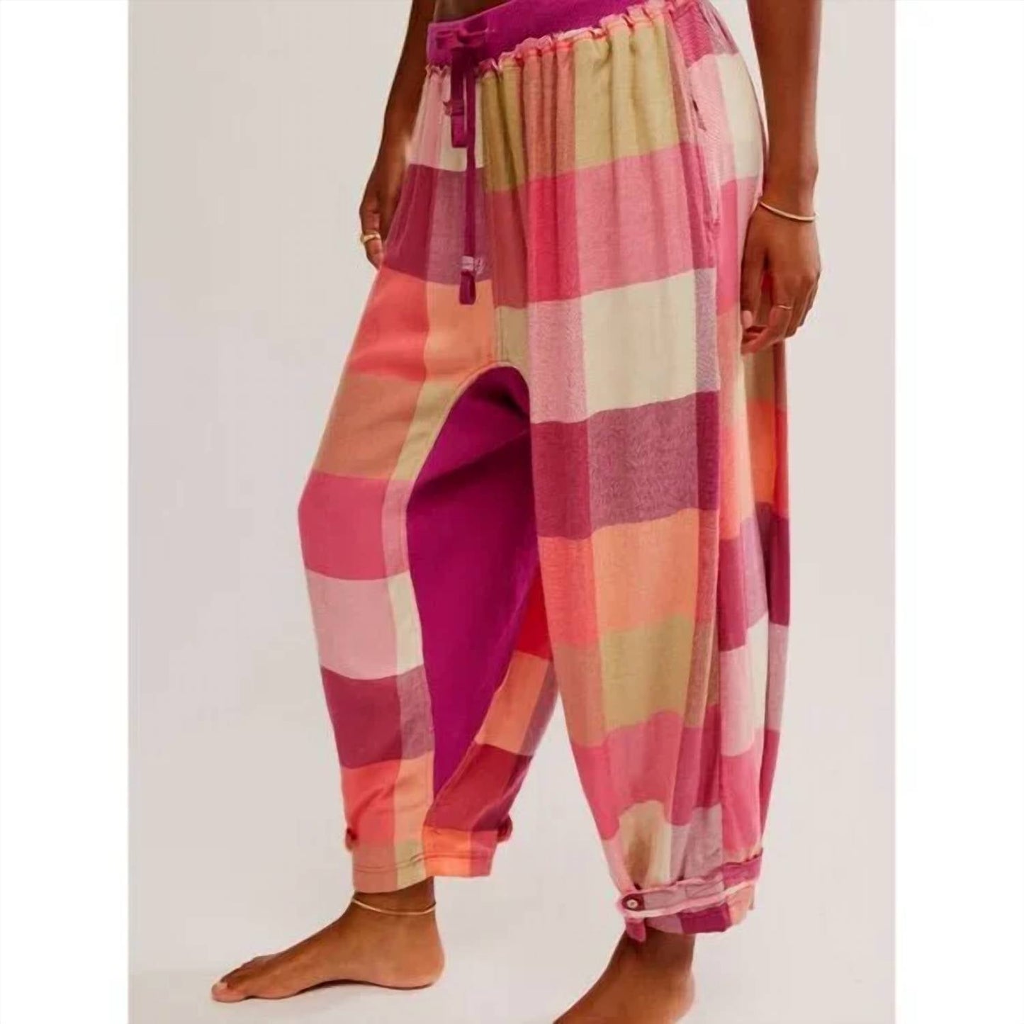 Free People - Sugar Cookie Flannel Pant