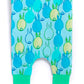 Macacão infantil RAGS Apparel com bolso Capri Henley Rag, azul, tamanho 2T