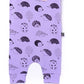 Macacão infantil RAGS Apparel com bolso e botão Capri Rag, roxo, tamanho 2T