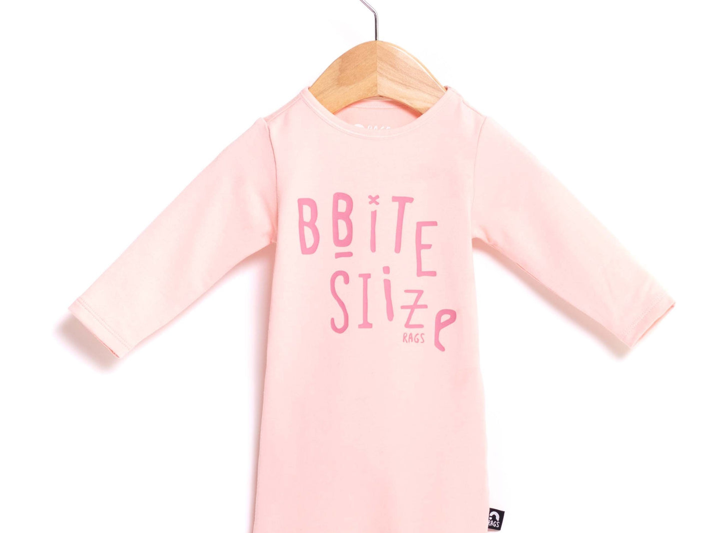 Macacão infantil Rag da RAGS Apparel, rosa, tamanho 1-12 meses