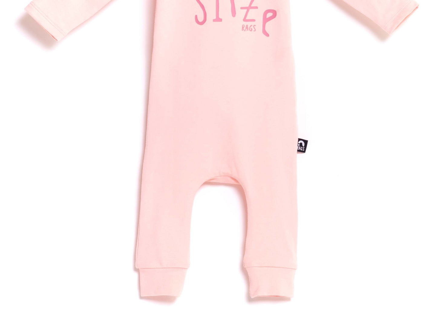 Macacão infantil Rag da RAGS Apparel, rosa, tamanho 1-12 meses