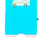 Macacão curto infantil RAGS Apparel manga raglan azul tamanho 2T