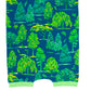 Macacão curto infantil RAGS Apparel com bolso Henley e manga curta, azul, tamanho 2T