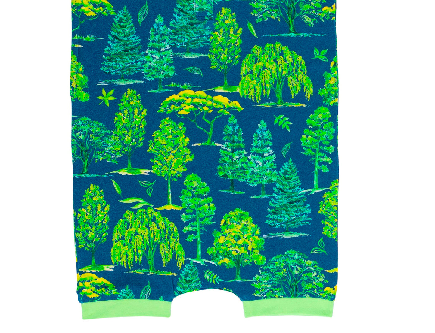 Macacão curto infantil RAGS Apparel com bolso Henley e manga curta, azul, tamanho 2T