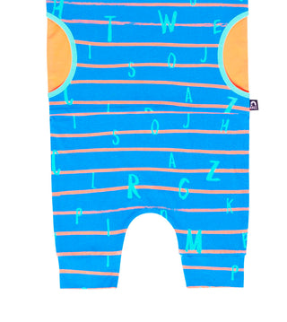 Macacão infantil com capuz e bolso peek da RAGS Apparel, azul, tamanho 12-18 meses