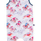 Macacão infantil RAGS Apparel Henley Capri Rag, branco, tamanho 12-18 meses
