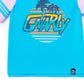 Camiseta infantil retrô RAGS Apparel azul tamanho 2T