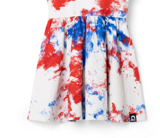 Vestido infantil estilo tank swing da RAGS Apparel, branco, tamanho 3 anos