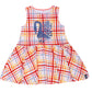 Vestido infantil sem mangas RAGS Apparel com cintura baixa, tamanho 2T, branco