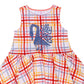 Vestido infantil sem mangas RAGS Apparel com cintura baixa, tamanho 2T, branco