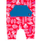 Macacão infantil RAGS Apparel com capuz e bolso canguru, estilo capri, vermelho, tamanho 18-24 meses