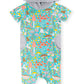 Macacão infantil RAGS Apparel de manga curta com capuz e bolso peek Rag, cinza, tamanho 2T