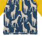 Camiseta Henley infantil manga comprida RAGS Apparel azul tamanho 7-8 anos
