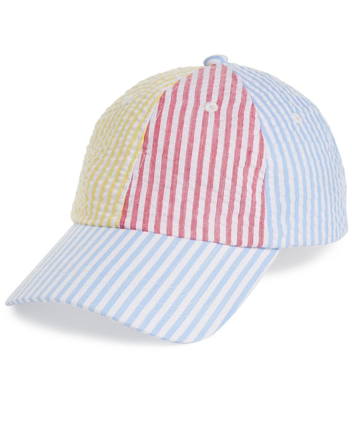 Mens Striped Baseball Hat