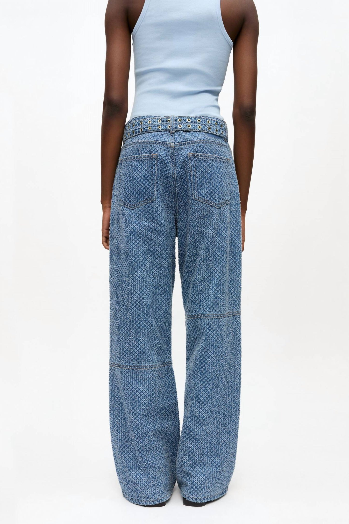 Ganni - Textured Izey Jeans