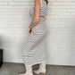 Z Supply - Gisele Striped Sleeveless Midi Dress