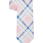Tommy Hilfiger Robert Slim Pink Plaid Linen Tie
