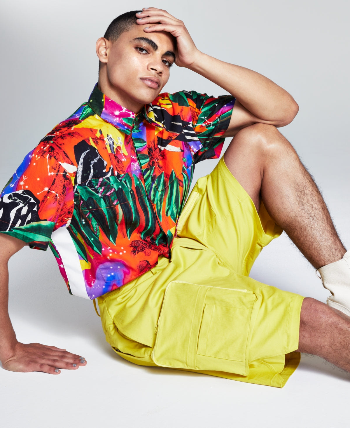 And Now This Mens Utility Stretch Cargo Shorts